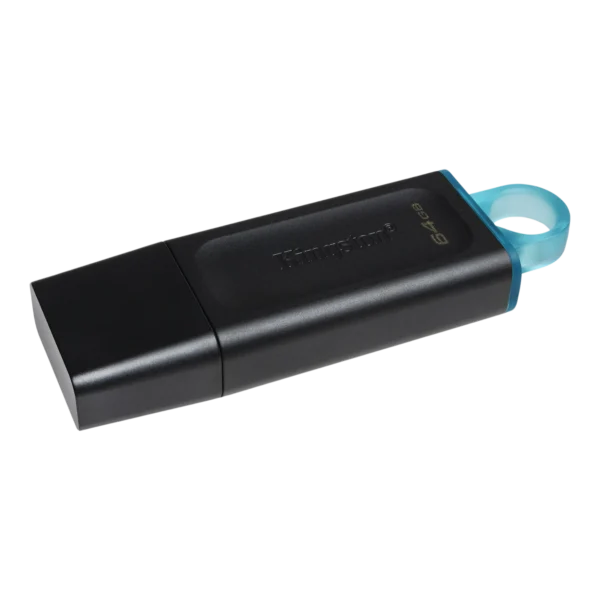 Picture depicting a covered Kingston 64GB flash drive